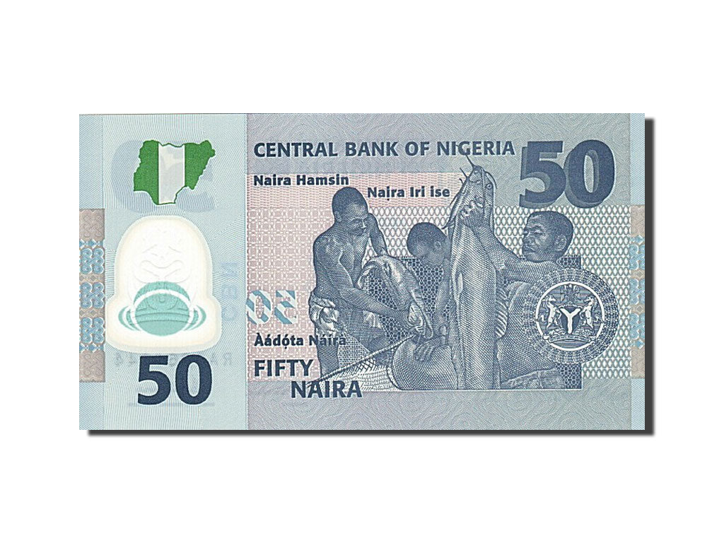 Billet, Nigéria, 50 Naira, 2015, 2015, NEUF