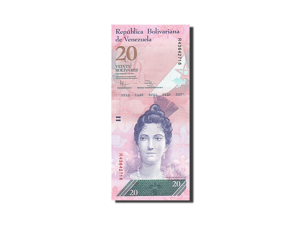 Billete, 20 Bolivares, 2011, Venezuela, 2011-02-03, UNC