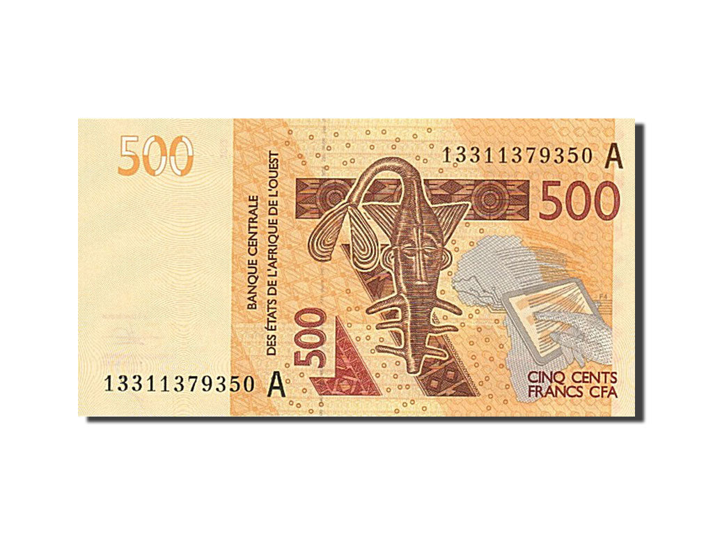 Biljet, West Afrikaanse Staten, 500 Francs, 2012, 2012, NIEUW