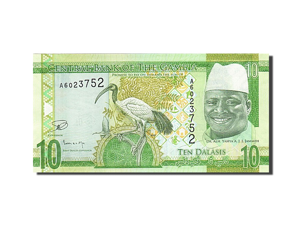 Banknote, Gambia, 10 Dalasis, 2015, 2015, UNC(65-70)