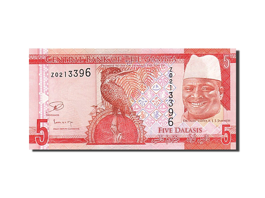 Banknote, Gambia, 5 Dalasis, 2015, 2015, UNC(65-70)