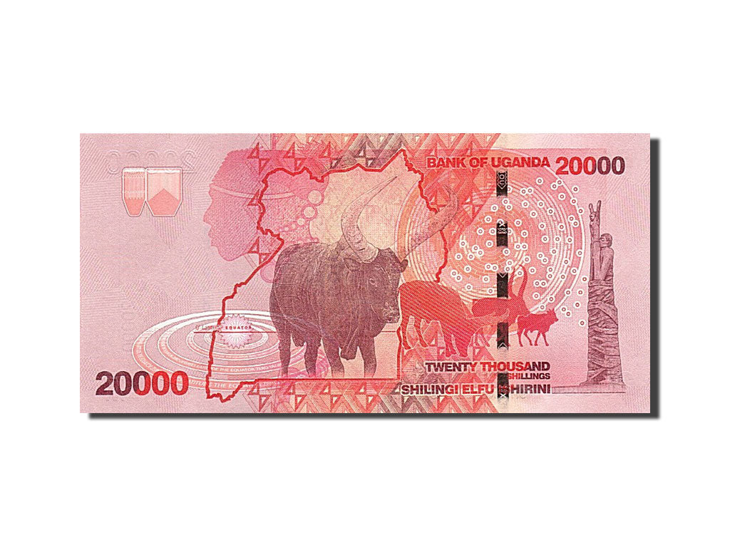 Banknote, Uganda, 20,000 Shillings, 2013, 2013, UNC(65-70)