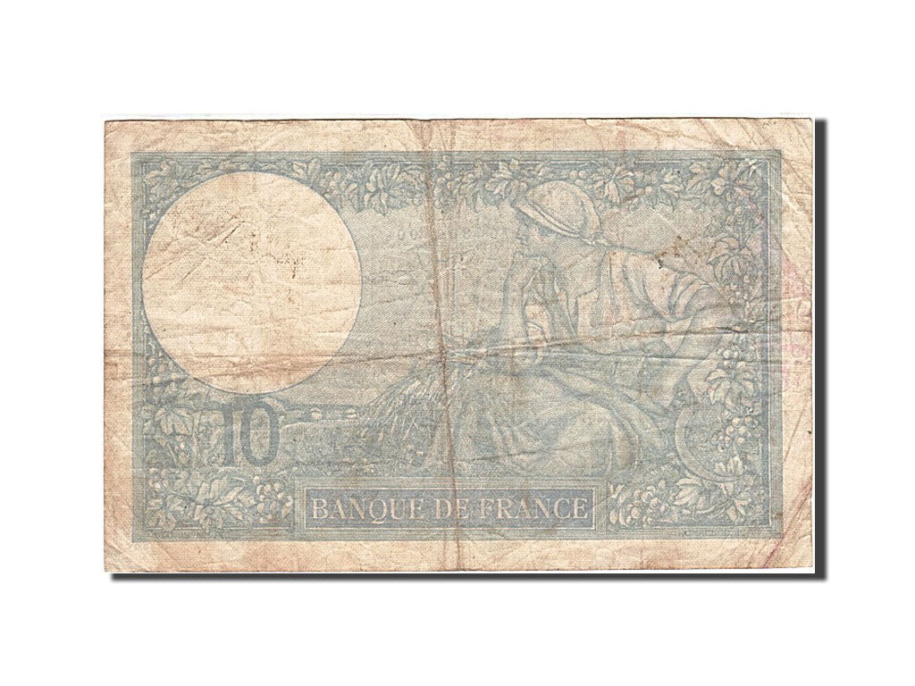 Banknot, Francja, 10 Francs, 1915, 1937-02-25, VF(20-25), Fayette:6.18, KM:73e