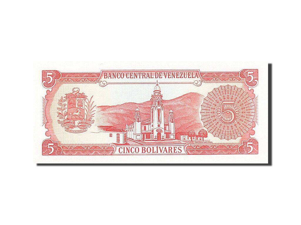 Banconote, Venezuela, 5 Bolivares, 1989, KM:70b, 1989-09-21, SPL
