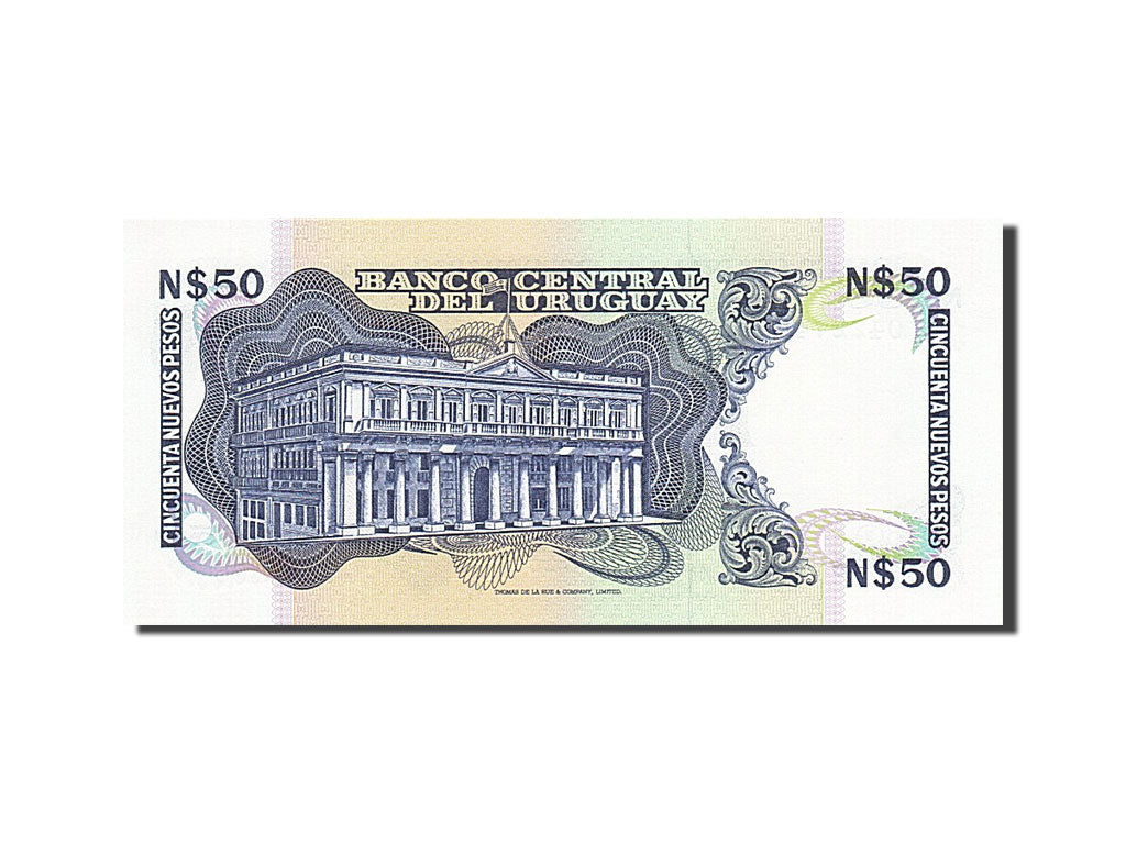 Banknote, Uruguay, 50 Nuevos Pesos, 1989, Undated, KM:61a, UNC(63)