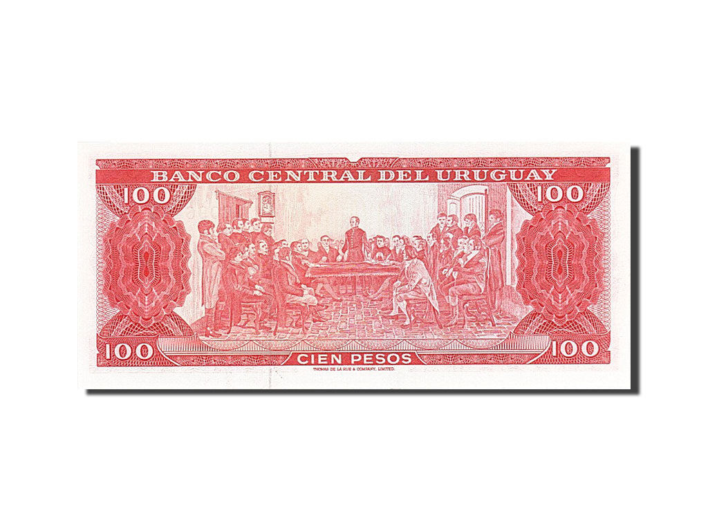 Banknote, Uruguay, 100 Pesos, 1967, Undated (1967), KM:47a, UNC(63)