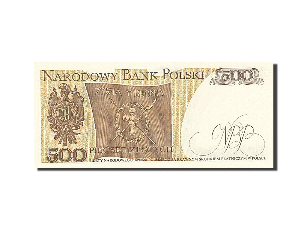 Billet, Pologne, 500 Zlotych, 1982, 1982-06-01, KM:145d, SPL