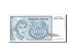 Banknot, Jugosławia, 100 Dinara, 1992, 1992, KM:112, UNC(63)