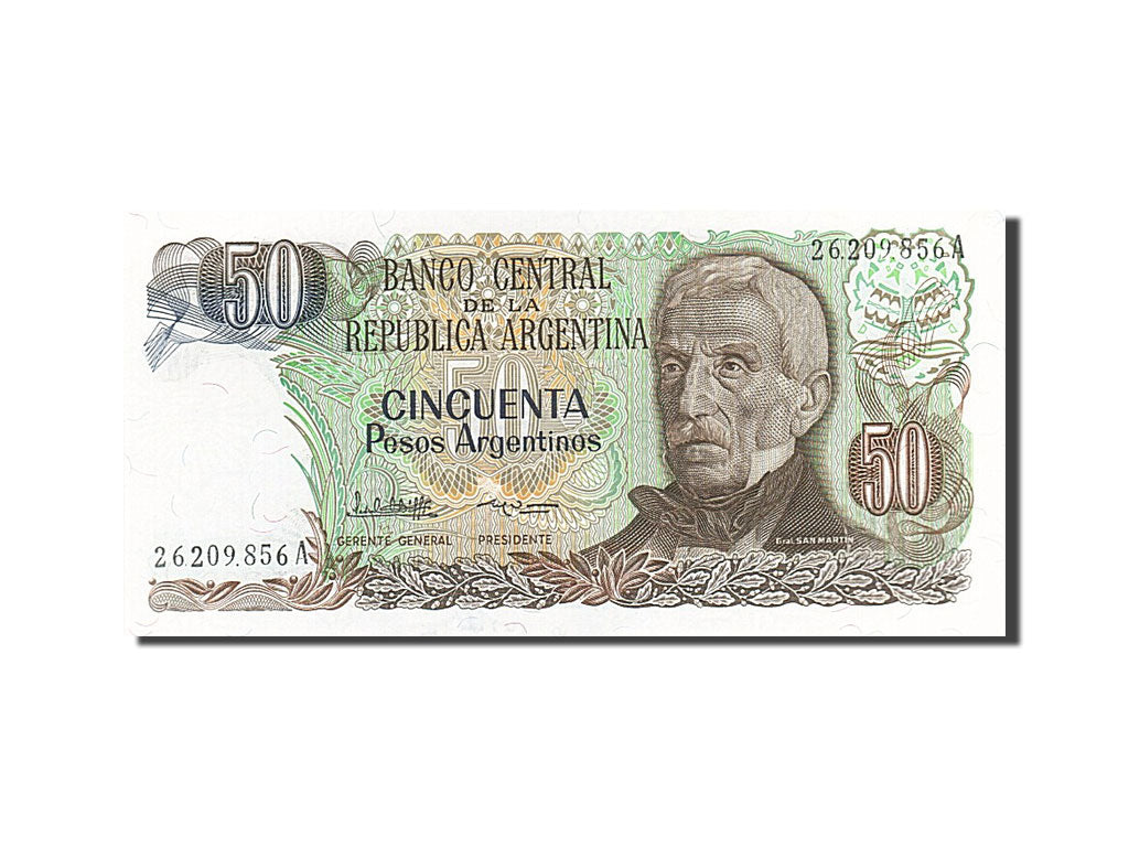 Banconote, Argentina, 50 Pesos Argentinos, 1983-1985, KM:314a, Undated, FDS