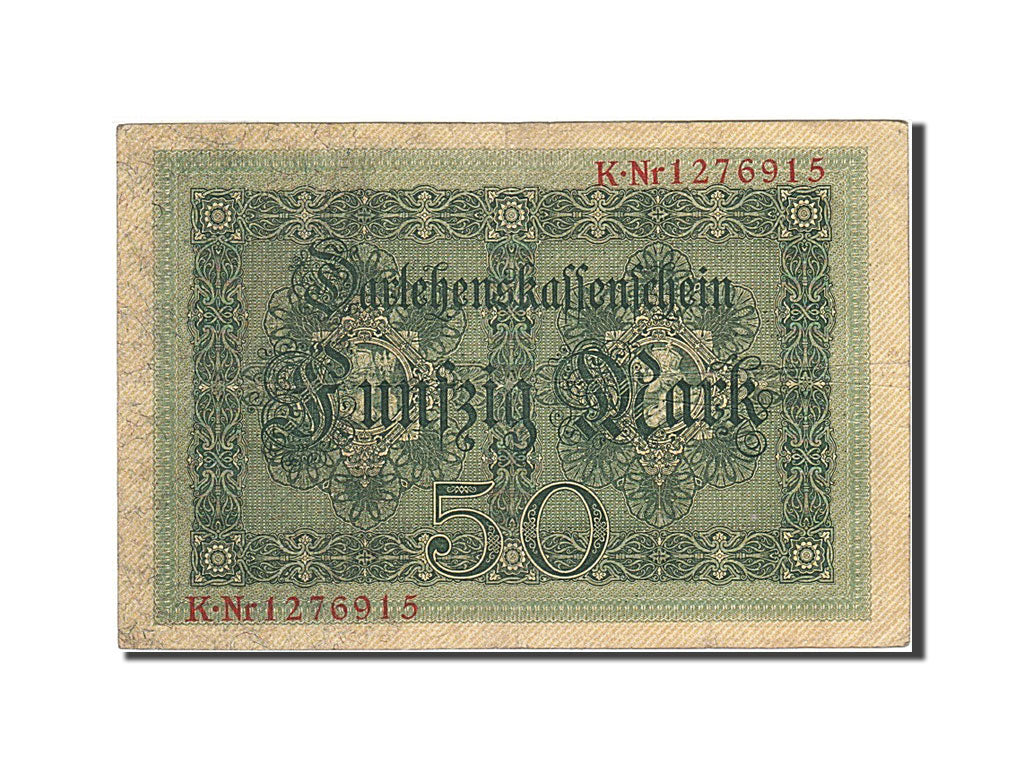 Biljet, Duitsland, 50 Mark, 1914, 1914-08-05, KM:49b, TB