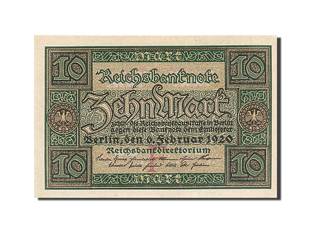 Banknote, Germany, 10 Mark, 1920, 1920-02-06, KM:67a, UNC(63)