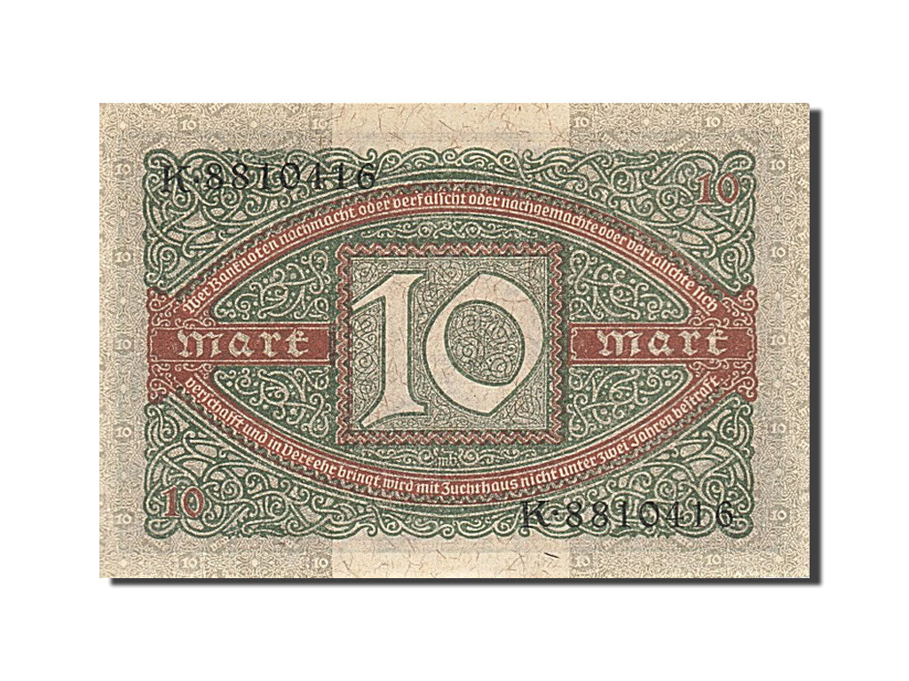 Banknote, Germany, 10 Mark, 1920, 1920-02-06, KM:67a, UNC(63)