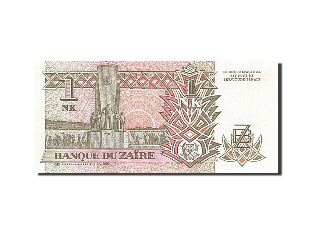 Billete, 1 Nouveau Likuta, 1993, Zaire, KM:47a, 1993-06-24, SC