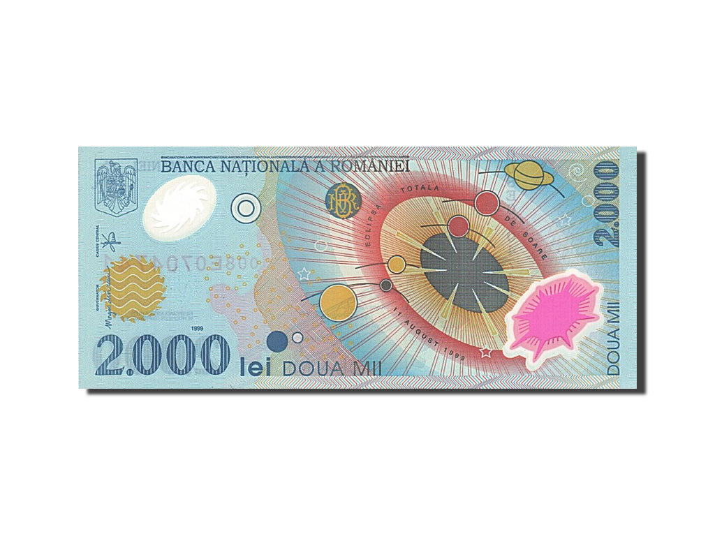 Banknote, Romania, 2000 Lei, 1999, 1999-08-11, KM:111a, UNC(65-70)