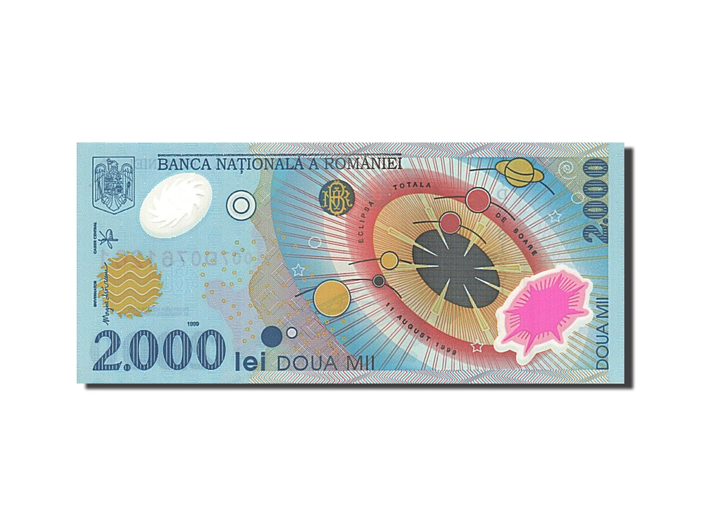 Geldschein, Rumänien, 2000 Lei, 1999, 1999-08-11, KM:111a, VZ+