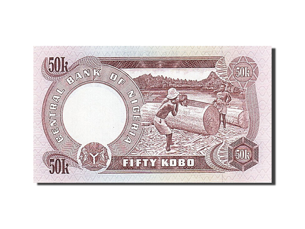 Billet, Nigéria, 50 Kobo, 1973-1977, Undated (1973-1978), KM:14f, SPL