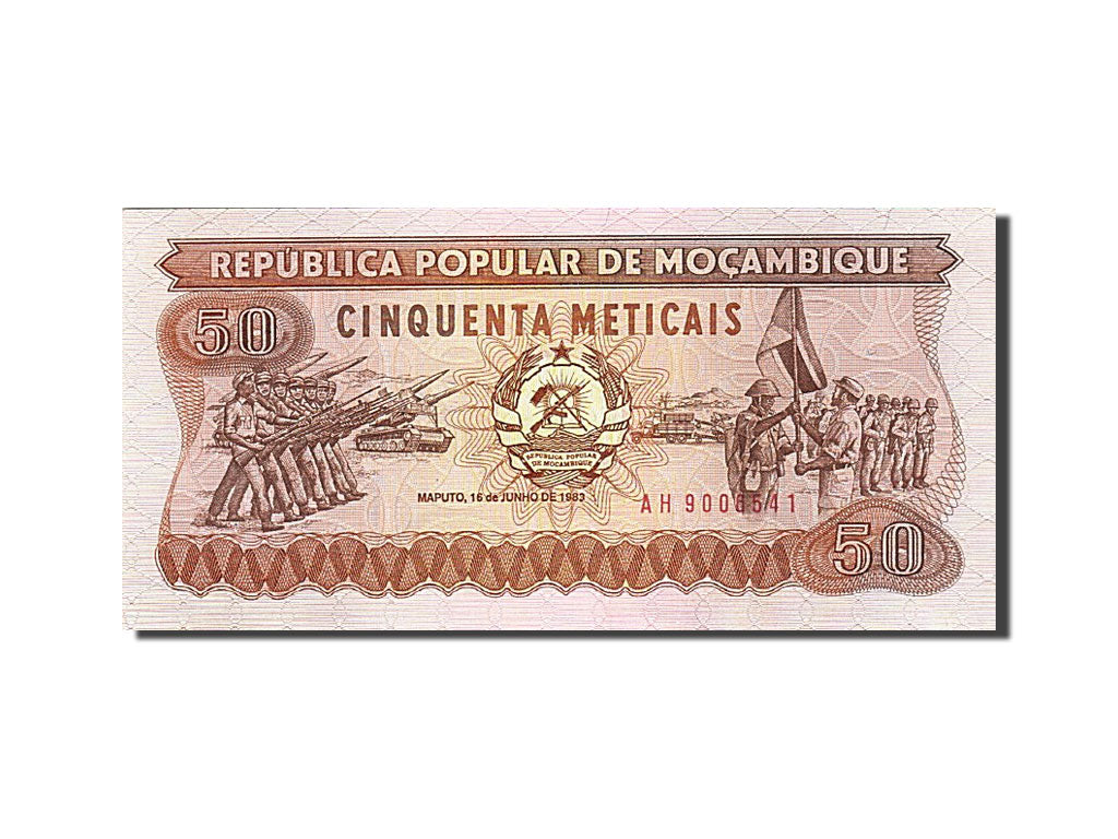 Banknote, Mozambique, 50 Meticais, 1983-1988, 1983-06-16, KM:129a, UNC(63)