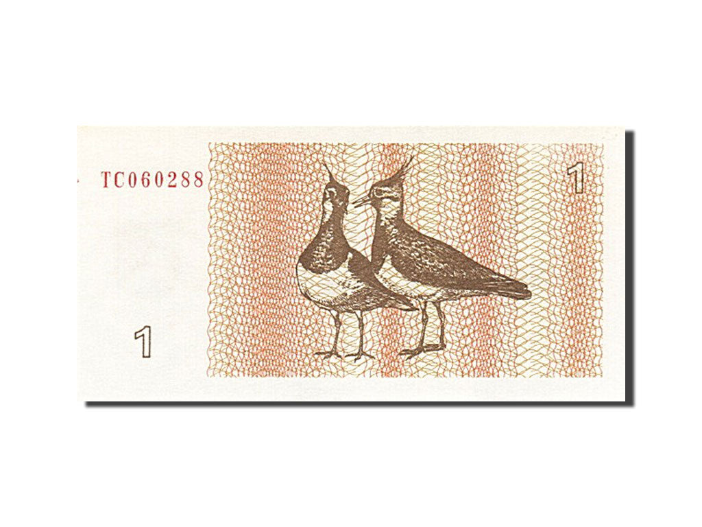 Geldschein, Lithuania, 1 (Talonas), 1992, 1992, KM:39, UNZ-