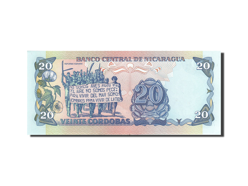 Billete, 20 Cordobas, 1985-1988, Nicaragua, KM:152, 1985, SC