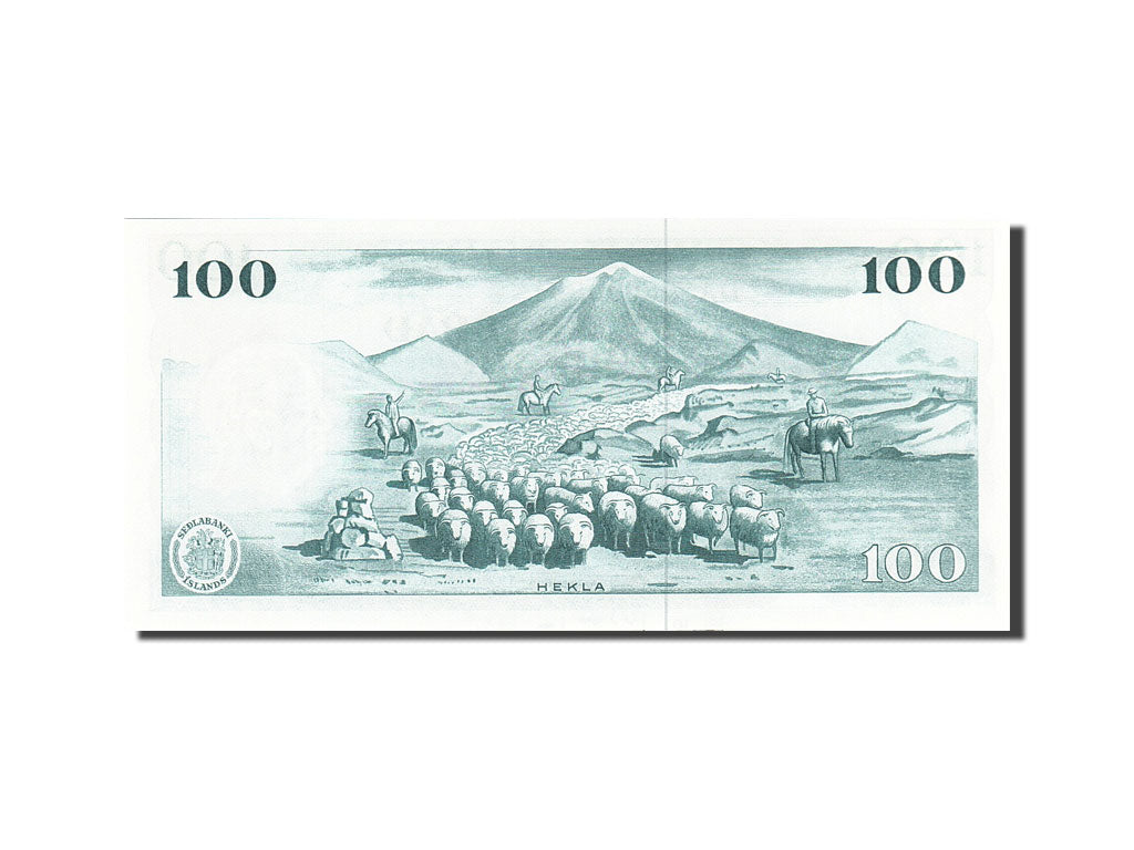 Banknote, Iceland, 100 Kronur, 1961, 1961-03-29, KM:44a, UNC(65-70)