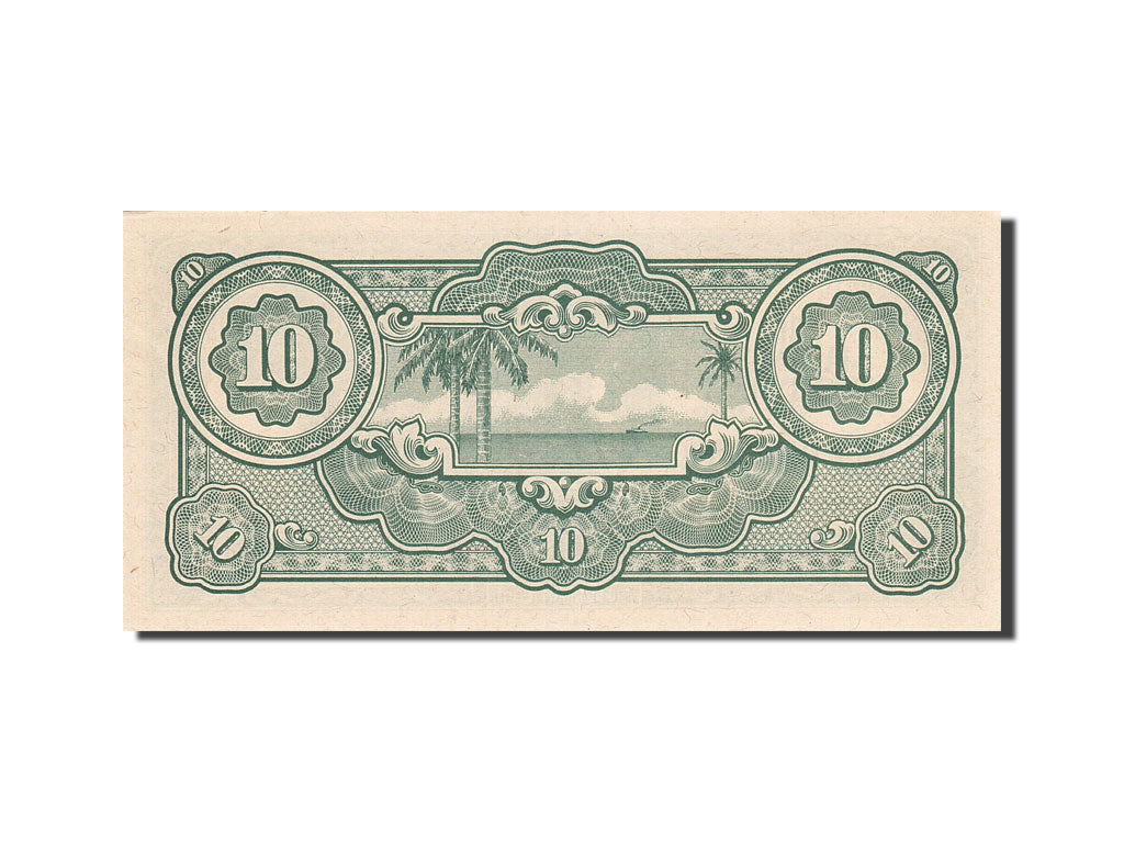 Billet, MALAYA, 10 Dollars, 1942, Undated (1942), KM:M7b, SPL