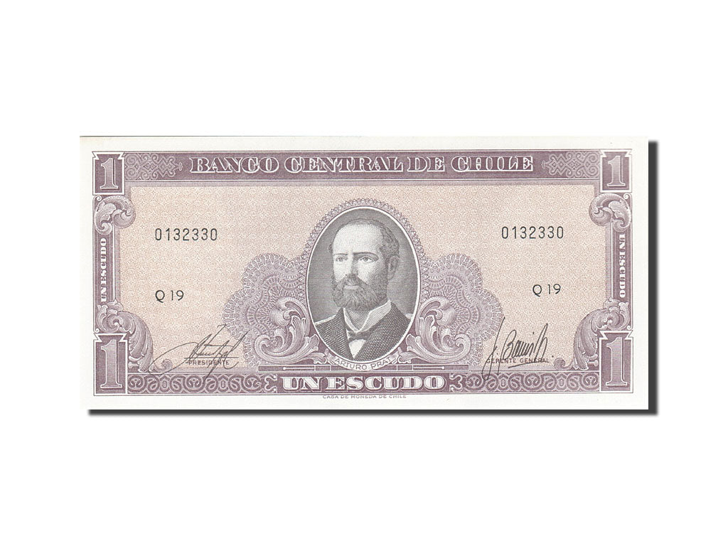 Billet, Chile, 1 Escudo, 1962-1975, Undated (1964), KM:136, SPL