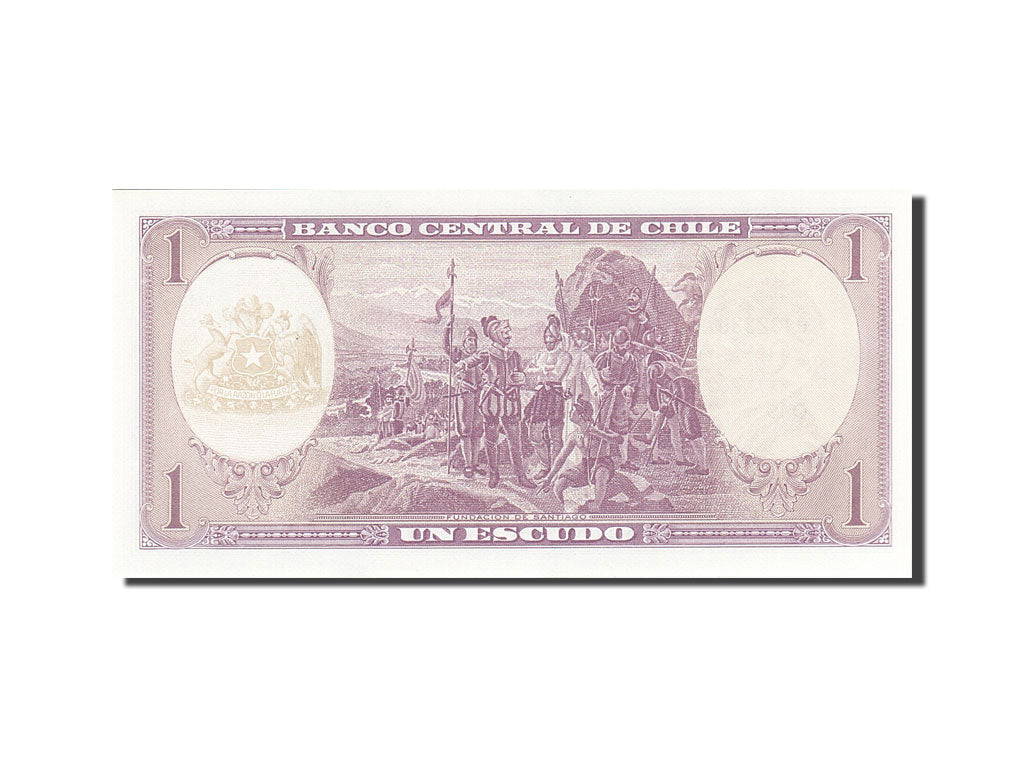 Billet, Chile, 1 Escudo, 1962-1975, Undated (1964), KM:136, SPL