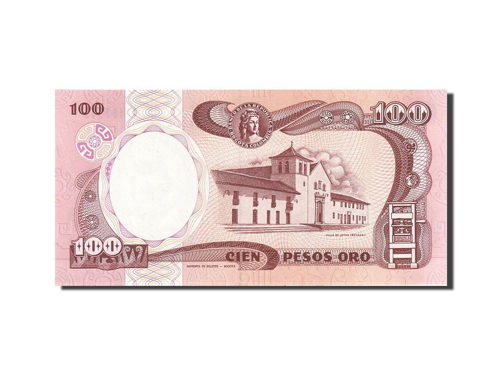 Banknote, Colombia, 100 Pesos Oro, 1982-1984, 1990-01-01, KM:426e, UNC(63)