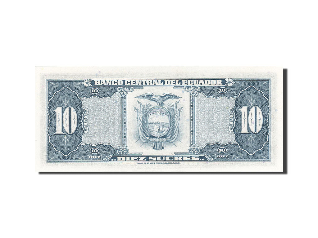 Billete, 10 Sucres, 1957-1971, Ecuador, KM:114b, 1983-04-20, SC