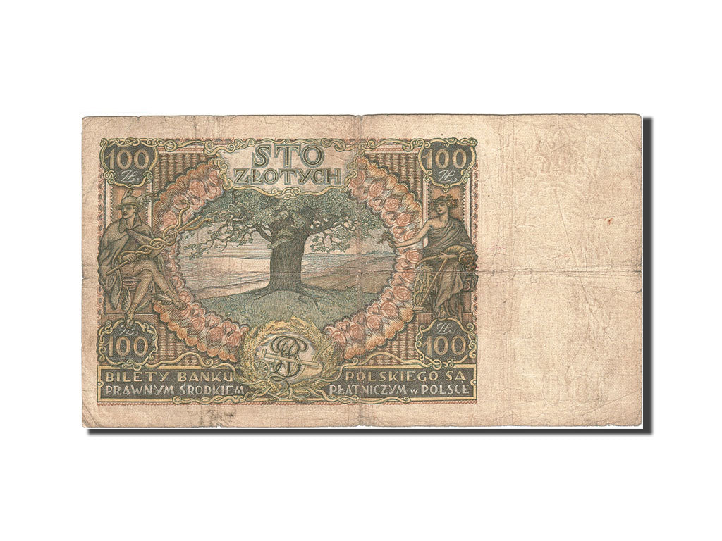 Billete, 100 Zlotych, 1939, Polonia, KM:89, 1932-06-02, RC