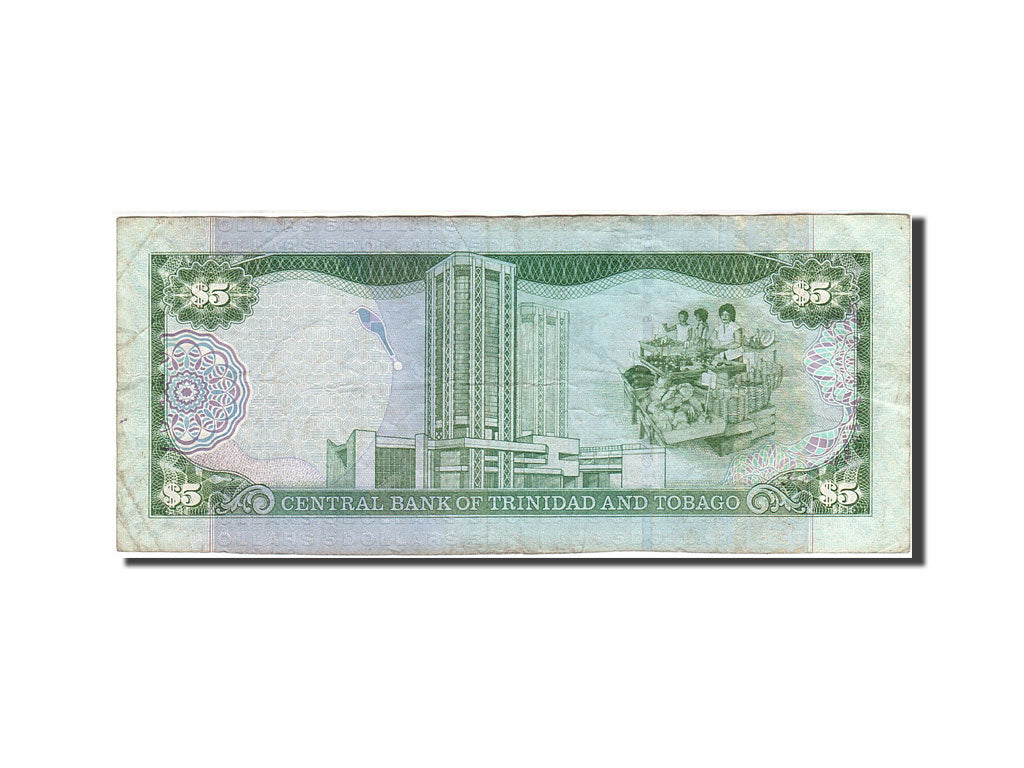 Banknote, Trinidad and Tobago, 5 Dollars, 2006, 2006, KM:47, VF(20-25)