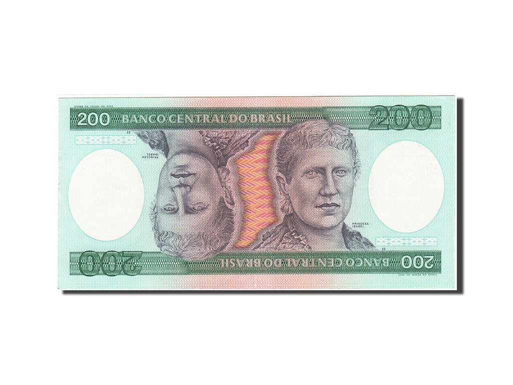 Geldschein, Brasilien, 200 Cruzeiros, 1981-1985, Undated (1981-1984), KM:199a