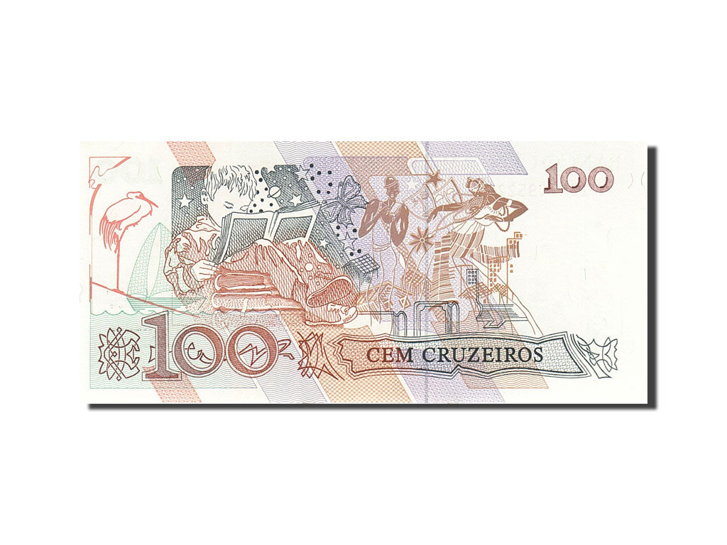 Banconote, Brasile, 100 Cruzeiros, 1990-1993, KM:228, UNdated (1990), FDS
