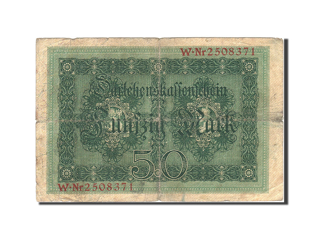 Biljet, Duitsland, 50 Mark, 1914, 1914-08-05, KM:49b, B
