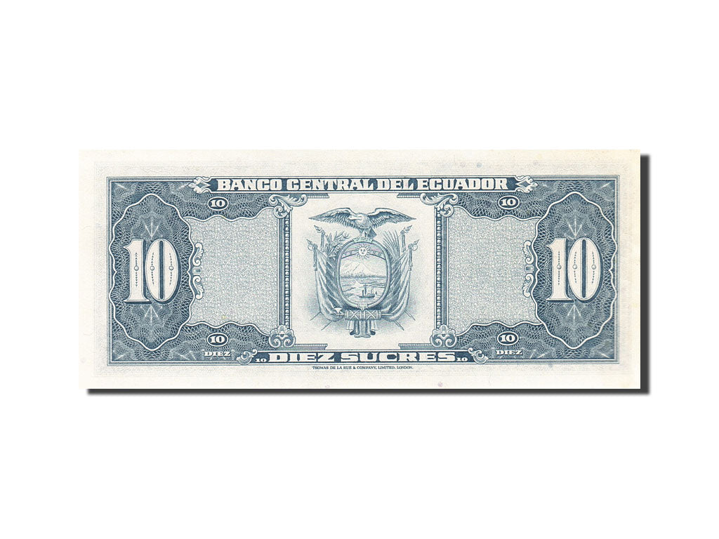 Billete, 10 Sucres, 1957-1971, Ecuador, KM:114b, 1983-04-20, SC