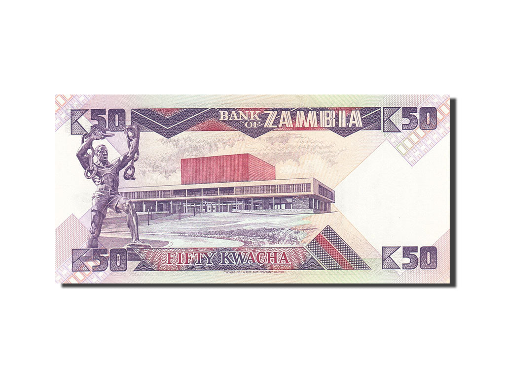 Banknote, Zambia, 50 Kwacha, 1980-1986, Undated (1986-1988), KM:28a, UNC(65-70)