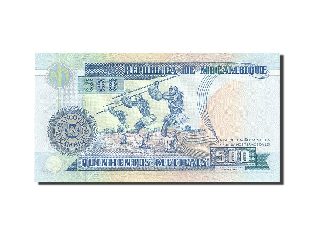 Billet, Mozambique, 500 Meticais, 1991-1993, 1991-06-16, KM:134, NEUF