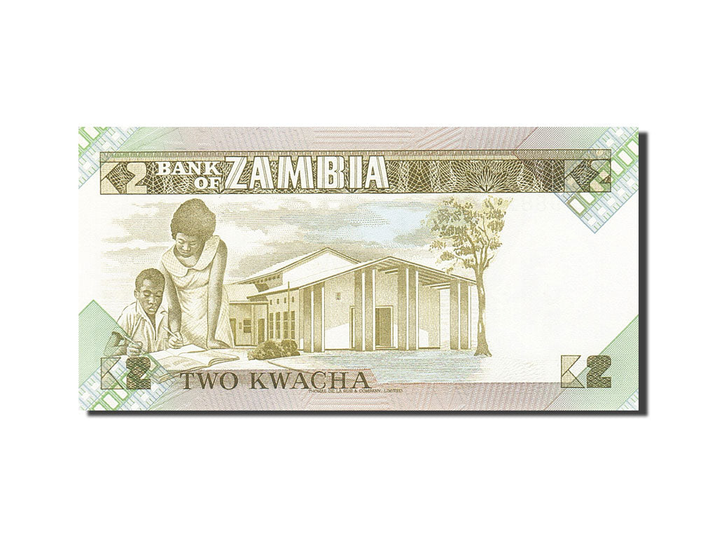 Banknote, Zambia, 2 Kwacha, 1980-1986, Undated (1980-1988), KM:24c, UNC(65-70)