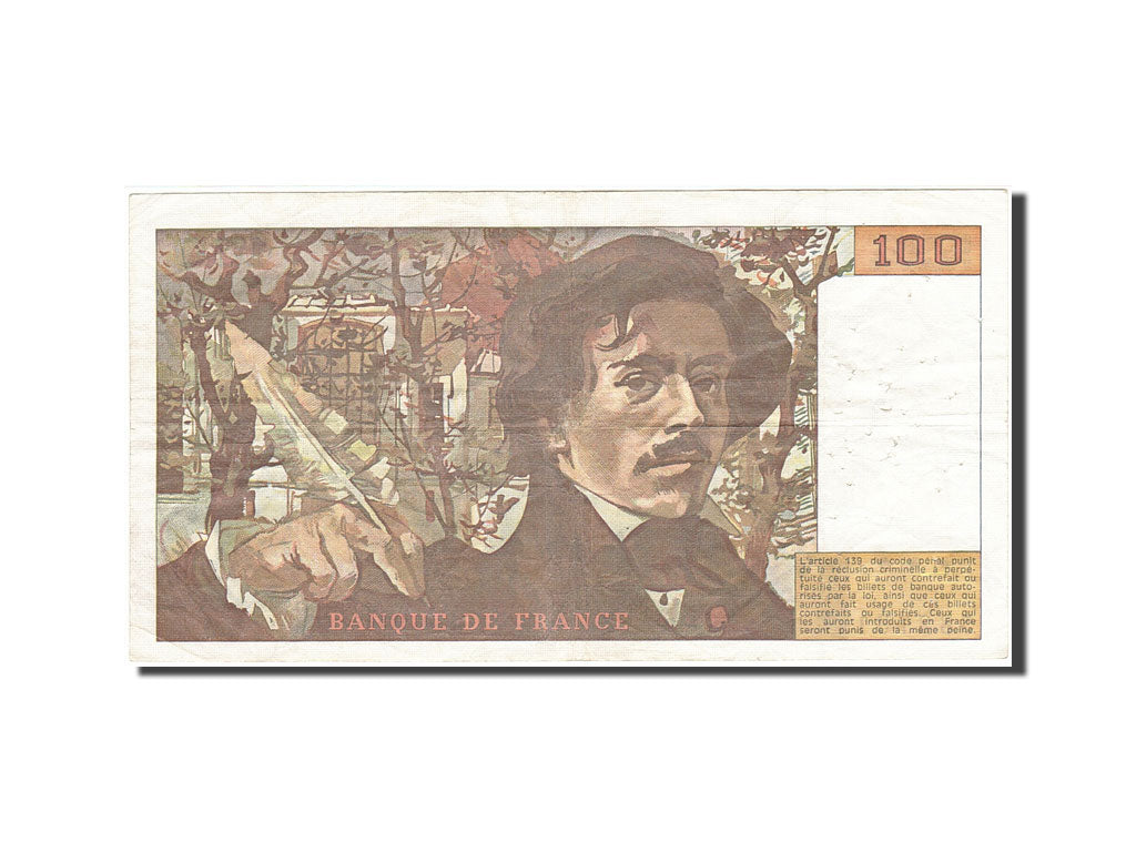 Geldschein, Frankreich, 100 Francs, 1978, 1978, S, Fayette:68.3, KM:154a