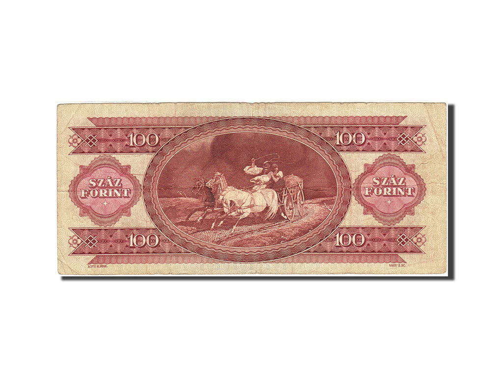 Banknot, Węgry, 100 Forint, 1957-1983, 1989-01-10, KM:171h, VG(8-10)