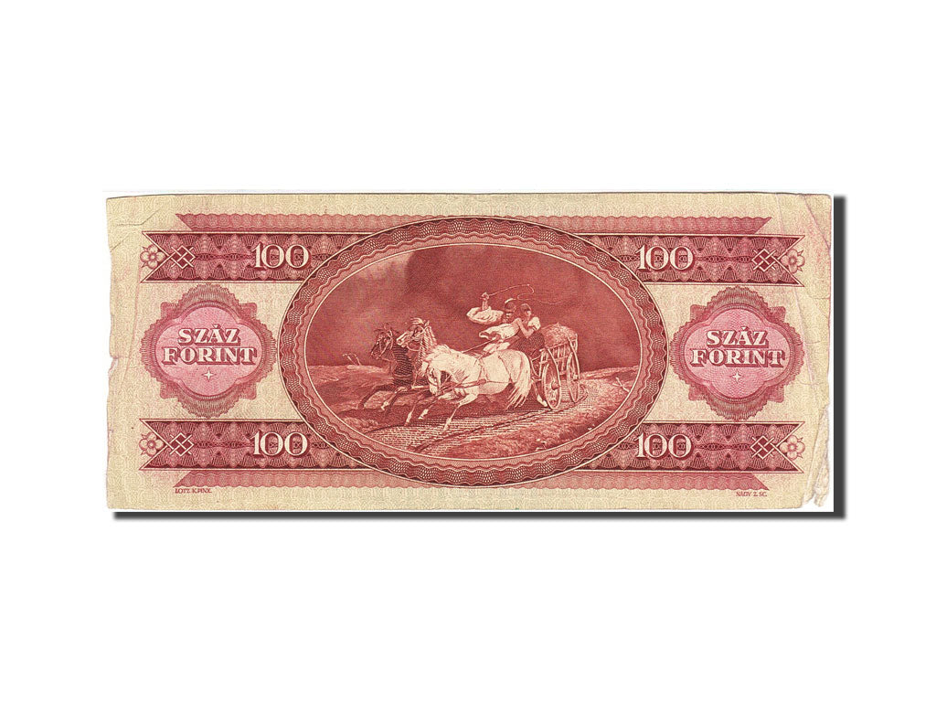 Banknot, Węgry, 100 Forint, 1957-1983, 1984-10-30, KM:171g, VF(20-25)