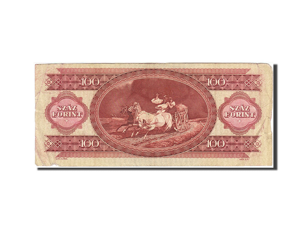 Banknot, Węgry, 100 Forint, 1957-1983, 1984-10-30, KM:171g, VF(20-25)