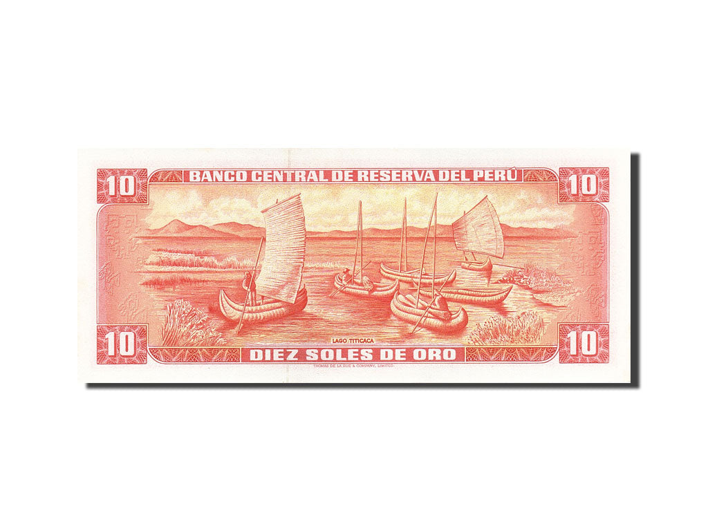 Biljet, Peru, 10 Soles De Oro, 1969, 1973-05-24, KM:100c, SPL