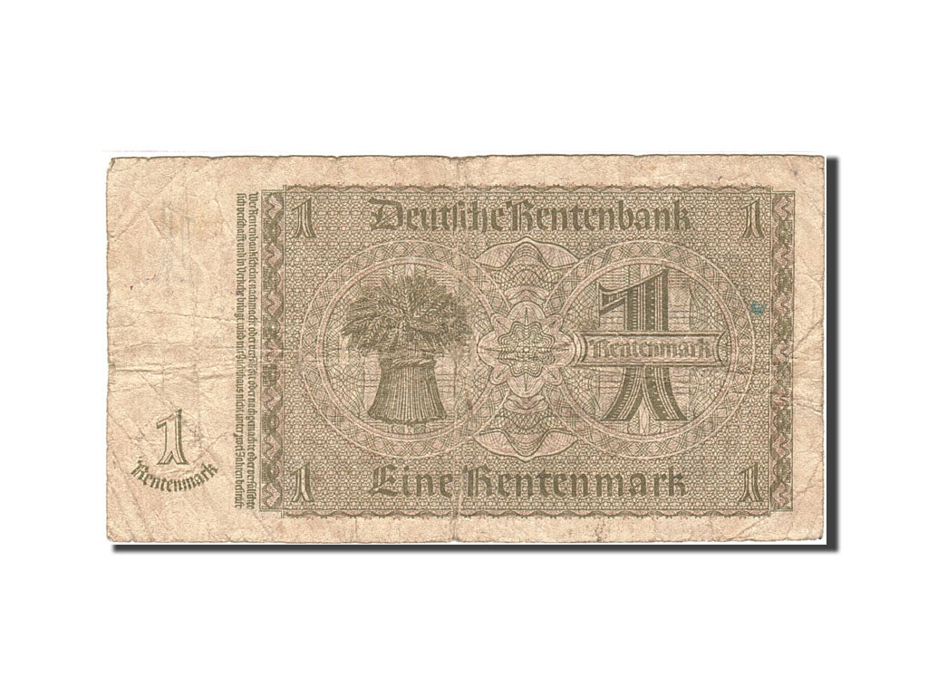 Biljet, Duitsland, 1 Rentenmark, 1937, 1937-01-30, KM:173b, B
