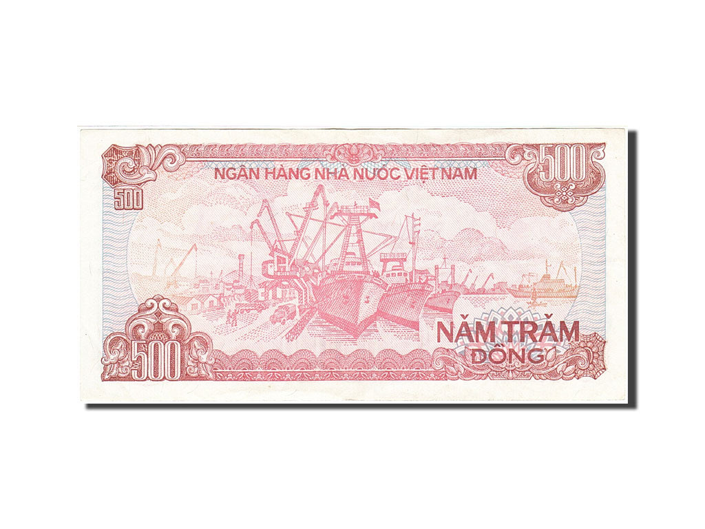 Banknot, Wietnam, 500 D<ox>ng, 1987-1988, 1988, KM:101a, EF(40-45)