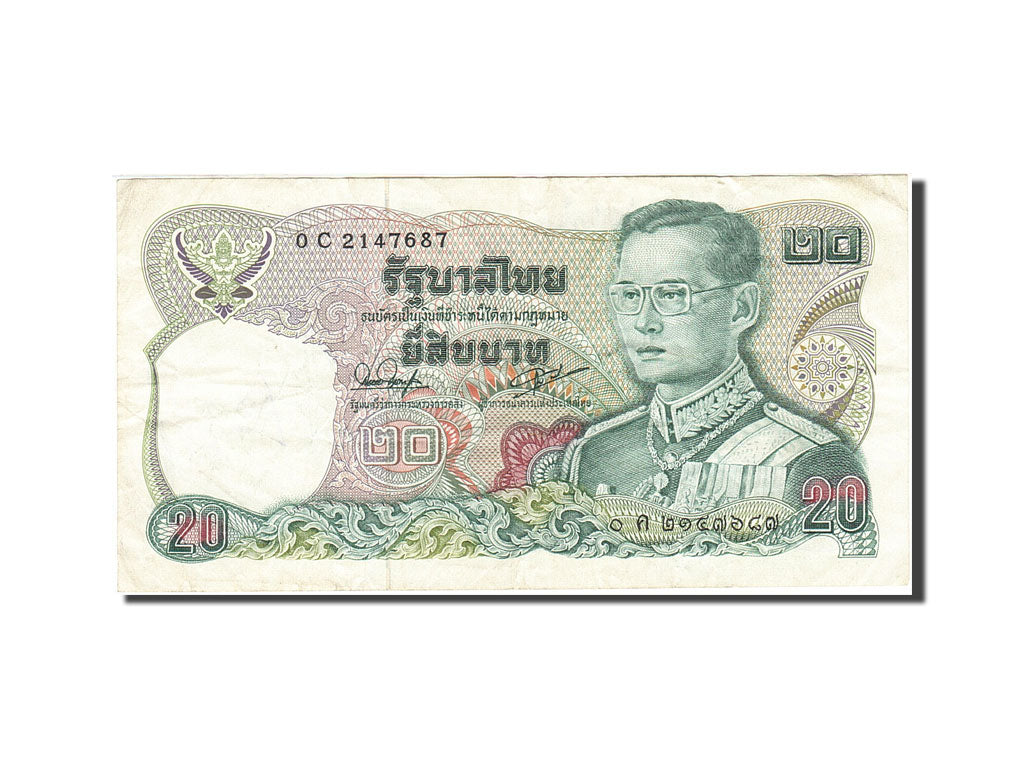 Biljet, Thailand, 20 Baht, 1978-1981, 1981, KM:88, TB