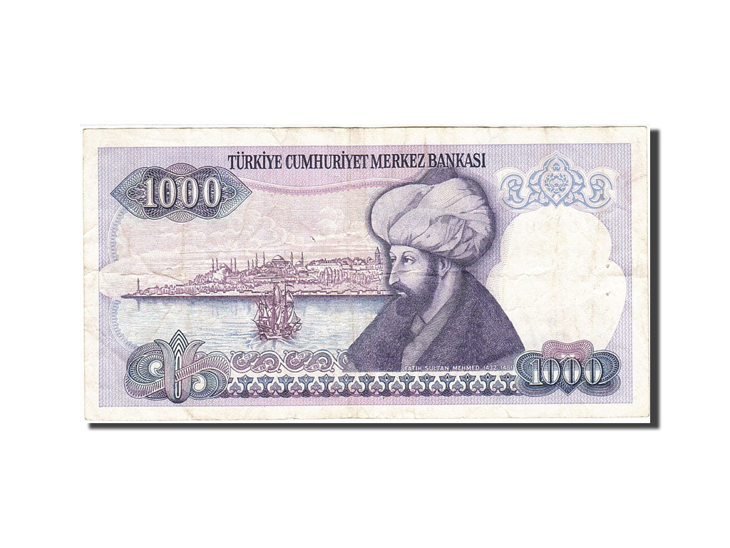 Geldschein, Türkei, 1000 Lira, 1984-1997, 1986, KM:196, S