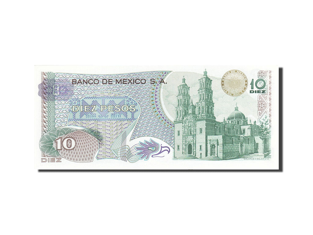 Banknote, Mexico, 10 Pesos, 1969-1974, 1977-02-18, KM:63i, UNC(63)