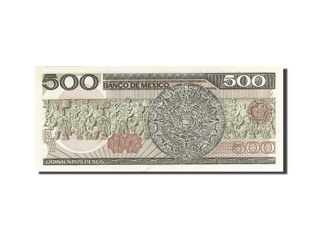 Banknote, Mexico, 500 Pesos, 1983-1984, 1984-08-07, KM:79b, UNC(65-70)