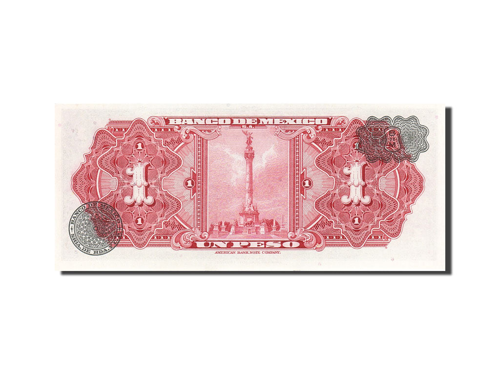 Banknote, Mexico, 1 Peso, 1957-1961, 1969-08-27, KM:59k, UNC(63)